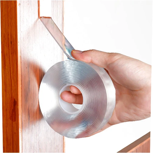 YLXZER Double Sided Tape Heavy Duty as See on TV(1.18in 0.08in 10FT), Nano Mounting Tape Adhesive Tape for Wall Room Decor Household, Strong Sticky Strip Poster Carpet Wall Tape Strip Removable