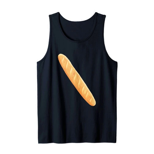 Einfache Brotbäcker Shirts und Geschenke Funny French Baguette Baker Outfit Bread Fan Tank Top
