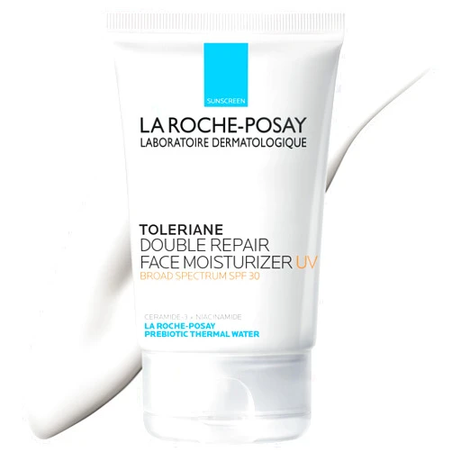 La Roche-Posay Toleriane Double Repair UV SPF Moisturizer for Face, Daily Facial Moisturizer with Sunscreen SPF 30, Niacinamide and Glycerin, Oil Free, Moisturizing Sun Protection