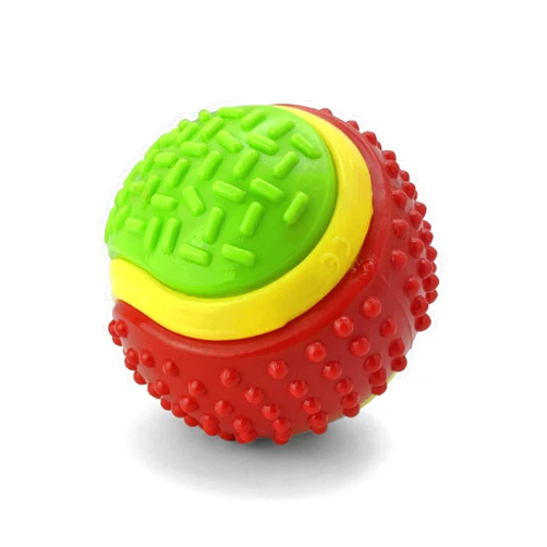 PetBox Squeaky Rubber Toy Ball with Rattle Noise for Dogs - 3.2