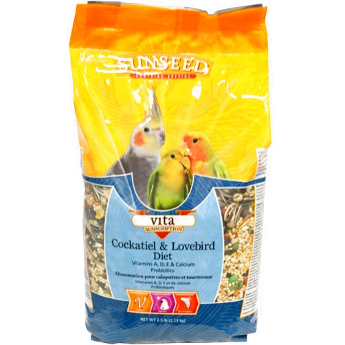 Sunseed Vita Cockatiel Food Size: 2.5 Pound