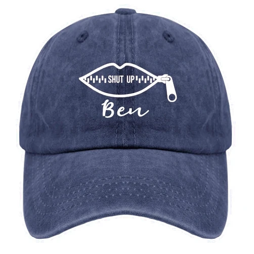 Generic Shut Up Ben Hat Womens with Design Hat Mens Cycling Caps Fashionable Unique Gifts for Engineers