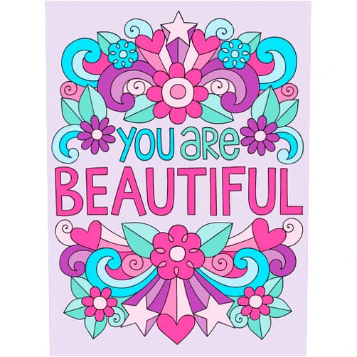 By Jess Volinski (Author) Notebook Doodles Flowers Journal: Lined Journal (Quiet Fox Designs) You Are Beautiful! 128 Page Personal Diary for Tweens featuring the Fun, Bright Flower Art of Coloring Book Artist Jess Volinski