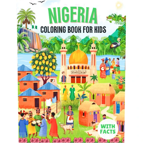Ringeo Ulentz Nigeria coloring book for kids with facts