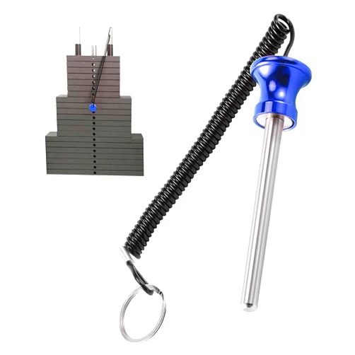 AIKESIWAY Universal Magnetic Weight Stack Pin with Pull Rope - Heavy Duty Gym Pin for Weight Stack Machines | Commercial & Home Gym Accessories | Replacement Weight Pins for Strength Training Equipment