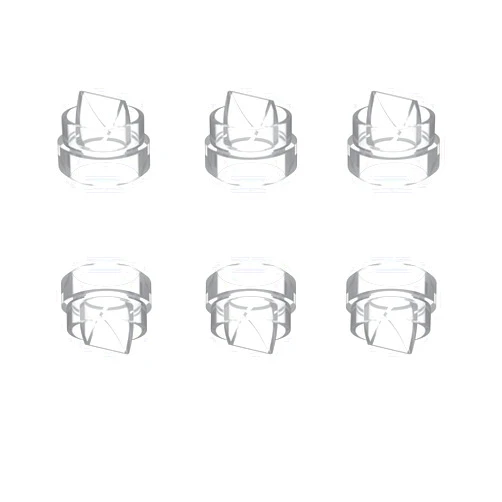 JIMOWANG Upgrade Duckbill Valve Compatible with Momcozy S12 Pro/S9 Pro Hands-Free Breast Pump Wearable,S9/S10/12 Breast Pump Replacement Accessories,for Momcozy/TSRETE Wearable Breast Pump Parts,6pcs