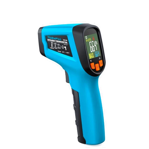 Tilswall Infrared Thermometer(Not for Human), Non-Contact Temperature Gun -58℉~1112℉(-50℃~600℃) with Color LCD Display, High/Low Temp Alarm, Digital Laser Thermometer Gun for Cooking/Freezer/Industry