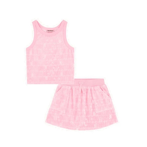 Juicy Couture girls 2pc Skort Set