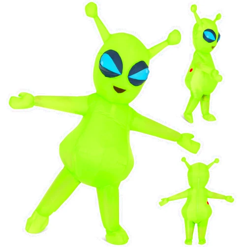 Retisee Halloween Alien Costume Inflatable Alien Halloween Costume Adult 5-6 ft Inflatable Adult Men