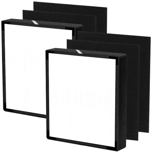 Omaeon 2 pack - BF35 True Hepa Filter Replacement - for BreatheSmart Classic Air Purifier - Compatible with BF35 Includes 2 H13 Grade True Hepa Filters & 4 Carbon Pre-Filters