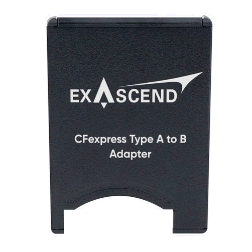 Exascend CFexpress 4.0/2.0 Type A to Type B Adapter, Converting CFexpress Type A Memory Card to CFexpress Type B Memory Card, Compatible with Different Cameras and Readers