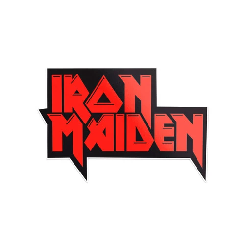Cooolprint Irron Maiden Logo Sticker Car Bumper Decal - Longer Side 5''