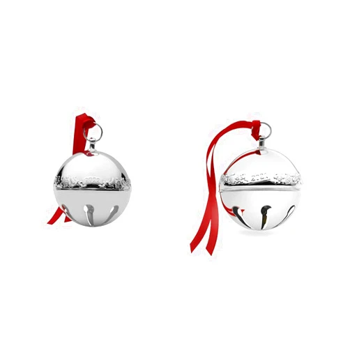 Wallace 2022 Silver-Plated Sleigh Bell Ornament, 52nd Edition, for Christmas | Wallace 51st Edition 2021 Silver Plated Sleigh Bell Ornament, Silver for Christmas