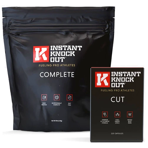 ROAR AMBITION Instant Knockout Complete Weight Loss, Muscle Growth and Repair Bundle - Fat Burner with High Protein Complete Meal Replacement Shake