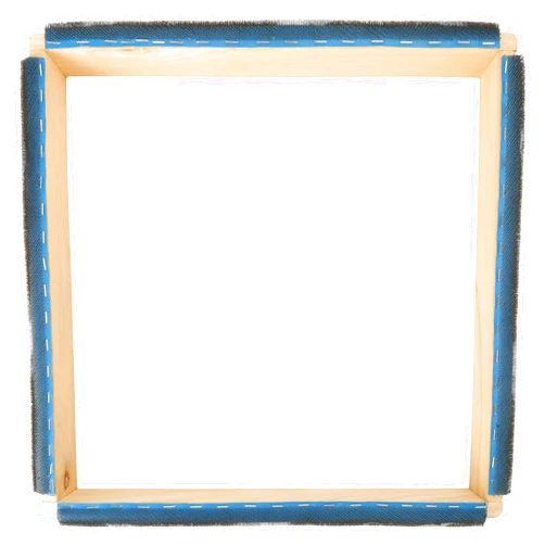Pllieay 16*16 Inch Punch Needle Frame, Gripper Frame Square Tufting Frame with Needles Fabrics Holder for Rug Punch Needle and Embroidery Craft