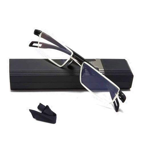 EYEURL Reading Glasses Half-Frame Computer Readers for Men and Women +1.5 Anti-blue Lightweight Quality Thin Optics Eyeglass