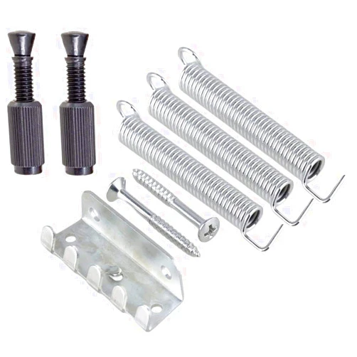 Micovay Set of 3pcs Noiseless Tremolo Spring Claw Kit & 2pcs Bridge Mounting Studs Great Compatible for Fender Stratcaster Floyd Rose Tremolo Double Locking System