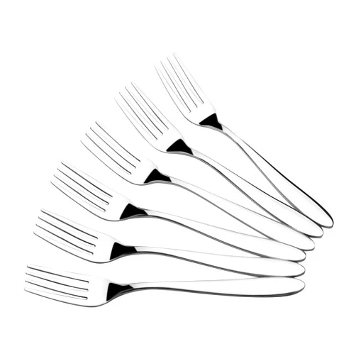 Hespama Dinner Fork 12 Pieces, Stainless Steel Table Forks Only