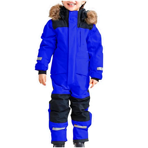 TIMIFIS Kids Snow Suit One Piece Ski Suits Jumpsuits Girls Boys Waterproof Snowsuit Winter Snowboard Coats with Pockets