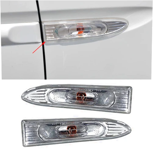 VVEDIK Car Fender Light Side Turn Signal Lamp Indicator Repeater for Hyundai Accent 2007 2008 2009 2010 2011 923031E000