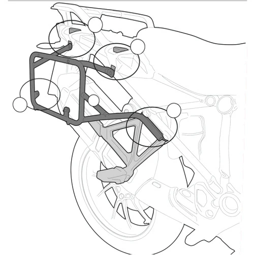 Givi Side Case Carrier Steel Tube for Trekker Outback