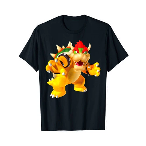 Super Mario Bowser 3D Poster T-Shirt