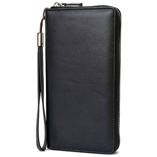Bveyzi Women RFID Blocking Wallet Leather Zip Around Phone Clutch Large Capacity Ladies Travel Purse Wristlet