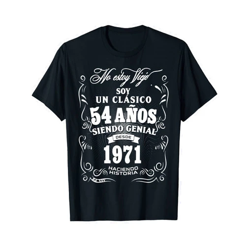 Nacido en 1971 Camiseta y Playera 54 Anos 54th Birthday gift for Men in Spanish Regalo cumpleanos 54 T-Shirt