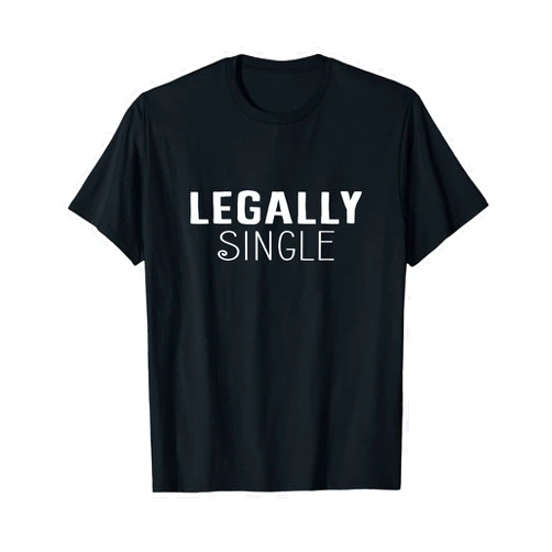 AK'Skeet Funny Divorce Gift Legally Single Relationship T-Shirt T-Shirt