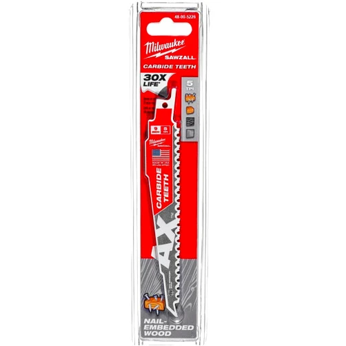 Milwaukee Electric Tool 48-00-5226 Reciprocating Saw Blade, 9.0