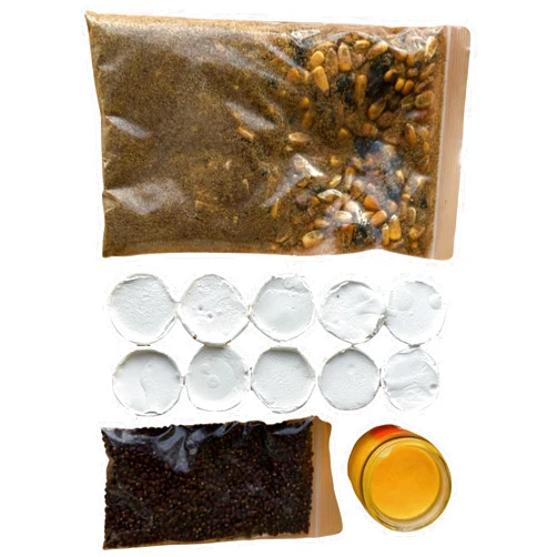 Generic Set Espiritual para Santería Cubana, Ifá, Yoruba, Palo Mayombe y Vudú: 10 Cascarillas, Mezcla de Maíz Tostado, Jutía y Pescado Ahumados (8 oz) y Manteca de Corojo (2 oz)