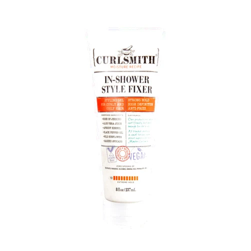CURLSMITH - In-Shower Style Fixer - Vegan Extreme Hold Styling Gel for Dry, Wavy, Curly or Coily Hair (8oz)