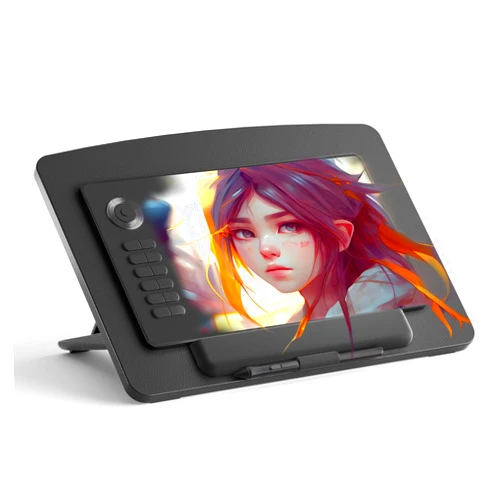 AFOOYO Extra Large Tablet Stand Adjustable Digital Drawing Tablet Holder Desktop Foldable Compatible with iPad,Fire HD,Galaxy Tab,Wacom,Xppen,Surface Pro,Graphics Tablet and More,Fit 7-23.8 inch