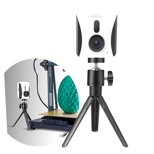 Mintion 3D Printer Camera, Beagle Camera V2, WiFi Remote Monitor&Control, Plug&Play, Manual Focus Digital Zoom, Time-Lapse Video, Compatible with Klipper Elegoo Neptune 4 Series, Ender 3 V3 SE, etc 3D Print
