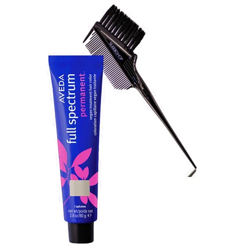 Hepq SIeekshop Comb + FULL SPECTRUM VEGAN Permanent Hair Color by Avédä Haircolor Dye, NEWEST 2024-2025 Formula (w/Sleek 3-in-1 Comb Brush) Fullspectrum (7NN)