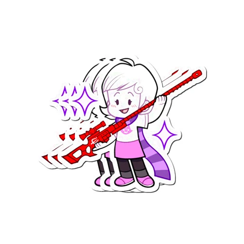MrMint Stickers Homestuck - Roxy Lalonde 3x4 Inch (3 Pcs/Pack) Vinyl