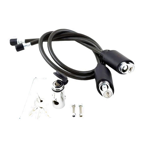 KUAT Transfer Double Cable Lock Kit with Locking Hitch Pin | Durable Reliable Steel Heavy-Duty Anti-Theft Bicycle Lock Compatible with Original Transfer Hitch Bike Rack