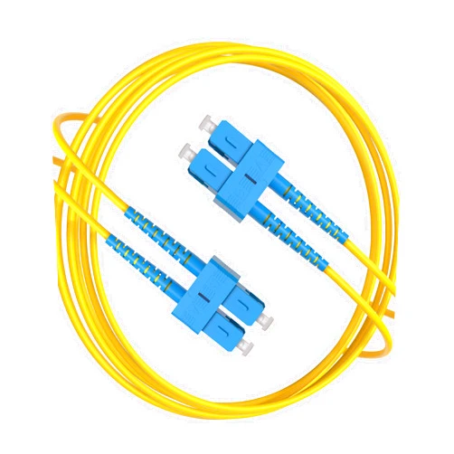 BTBGOET OS2 Fiber Patch Cable SC to SC 3m Single Mode Duplex SC to SC Fiber Optical Ethernet Cables Singlemode SMF SC SC UPC, 9/125um, LZSH, 1G/10GB Yellow Jumper Cord 3 Meter（10ft