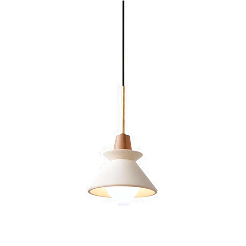 Rui Mao-Ca Hanging Lamp, Nordic Minimalist Style Chandelier, E27 Screw Single-Headed Hanging Lamp, Cement Umbrella Metal Lighting Fixtures, Dining Room Living Room Kitchen Island Pendant Light.