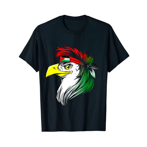 Al Urdun Flag for proud People Jordan T-Shirt