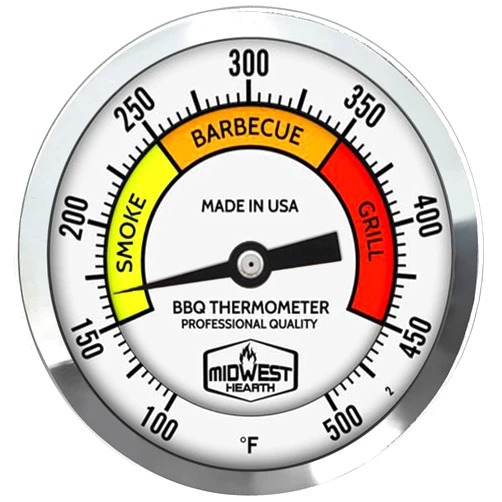 Midwest Hearth Deluxe BBQ Smoker Thermometer with Calibration (3