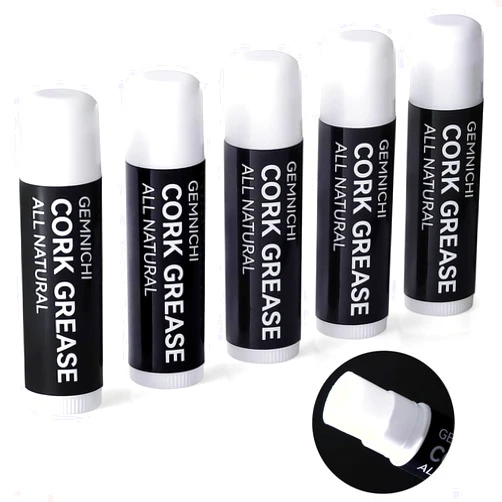 GEMNICHI Clarinet Cork Grease 5 Pack, All-Natural Cork Grease for Clarinet, Alto/Tenor Saxophone & Oboe Woodwind Instruments Accessories