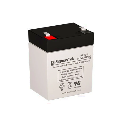 SigmasTek LW-6FM5.5A 12 Volt 5 AmpH SLA Replacement Battery with F1 Terminal