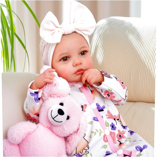 BABESIDE Reborn Baby Dolls - 20-inch Cute Soft Vinyl Realistic Baby Doll Real Life Baby Dolls with Complete Accessories Perfect for Cuddling, Playtime, and Gift Giving