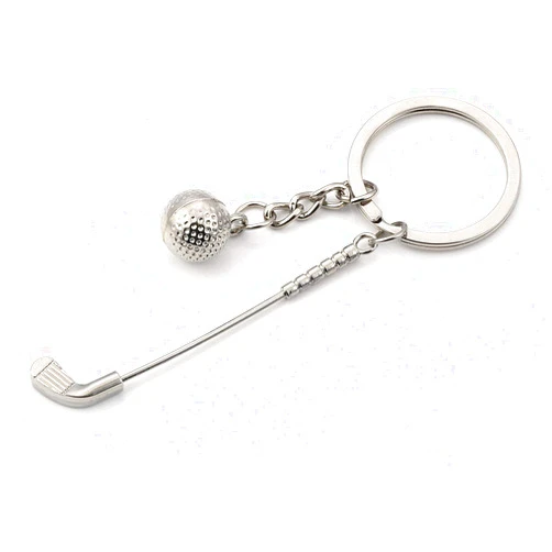 Wen XinRong Mini Cute Golf Keychain Golf Ball Key Ring Birthday Christmas Gifts for Men Women Boys Girls