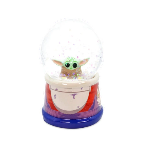 Silver Buffalo Star Wars The Mandalorian The Child Egg Pod Light Up Snow Globe, 55 mm