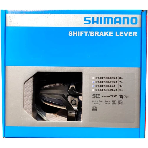 Shimano ST-EF500 3 x 7-Speed Brake/Shift Lever Set Black
