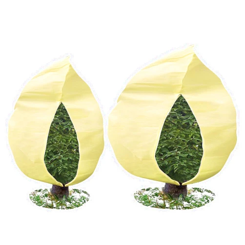Tendawell Premium 47''W×71''H + 95''Wx80''H Plant Covers Freeze Protection with Zipper and Drawstring, Frost Cloths for Outdoor Plants -Tree Covers for Winter Protects from Frost and Snow