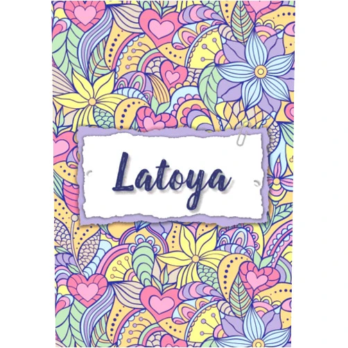 By Alba & Hilda USA Publishing (Author) Latoya: Notebook A5 | Personalized name Latoya | Birthday gift for women, girl, mom, sister, daughter ... | Design : floral | 120 lined pages journal, small size A5 (5.83 x 8.27 inches)