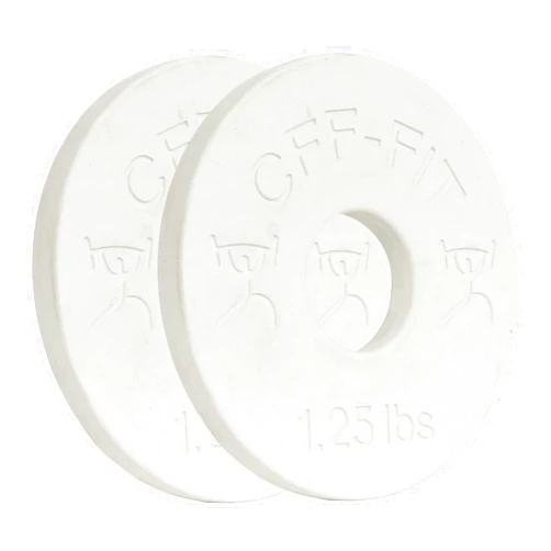 CFF FIT CFF 1.25 lb Competition Rubber Fractional Weight Plates - Pair…